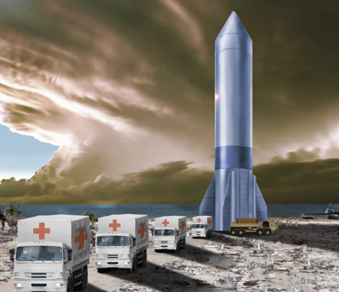 美国空军和太空军计划用火箭来运输物资
