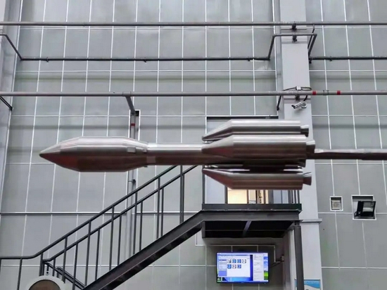 图 | “引力-1号”风洞实验模型（来源：姚颂）