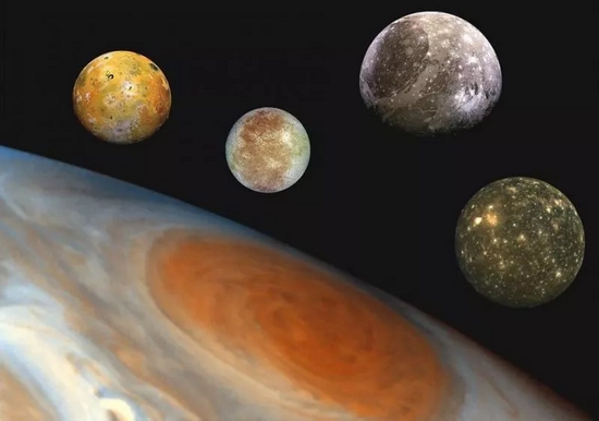 　木星的几个主要卫星 / EarthSky