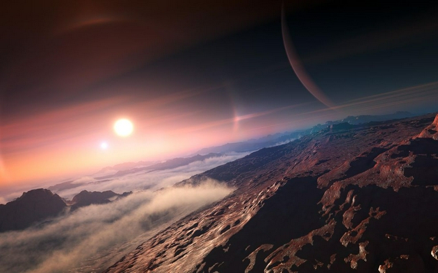 系外行星设想图。韦伯空间望远镜可以让科学家寻找系外行星上的生命迹象。