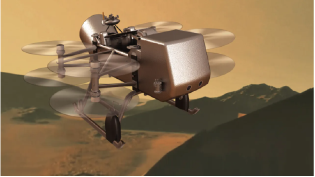 “蜻蜓号”旋翼飞机能在土卫六自动绘制地图。